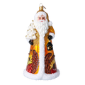 Amber Harvest Wayfarer | Hand-Painted Glass Ornament | Blubom 2024-284