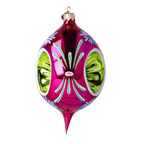 Fuchsia Solstice | Hand-Painted Glass Ornament | Blubom 2024-287