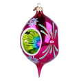Load image into Gallery viewer, Ruby Glow Handmade Glass Christmas ornament 2024-287
