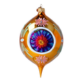 Load image into Gallery viewer, Golden Twilight  Handmade Glass Christmas ornament 2024-288
