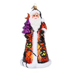 Old-World Santa in Jack-o'-Lantern Orange