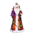 Nocturnal Harvest Sentinel | Hand-Painted Glass Ornament | Blubom 2024-291