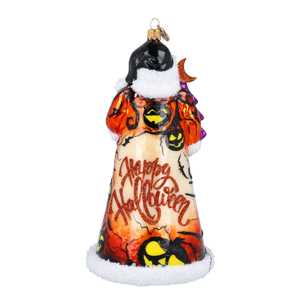 Nocturnal Harvest Sentinel | Hand-Painted Glass Ornament | Blubom 2024-291