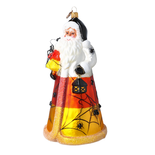 Midnight Web Santa Claus Premium christmas glass ornament 2024-292