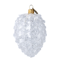 Stout Pinecone in Clear Snow