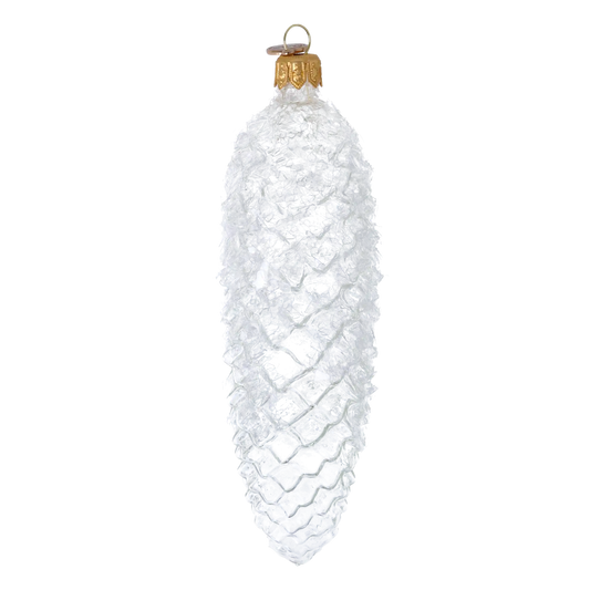 Crystal Pinecone Ornament Handmade Glass Christmas ornament