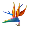 Load image into Gallery viewer, Bird of Paradise Flower -Exotic Strelitzia. Handmade Glass Christmas ornament. 2024-301
