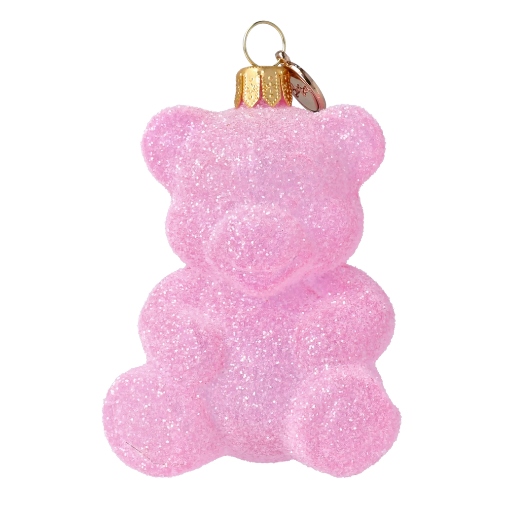 Sugarcoat Blush Cub | Hand-Painted Glass Ornament | Blubom 2024-311