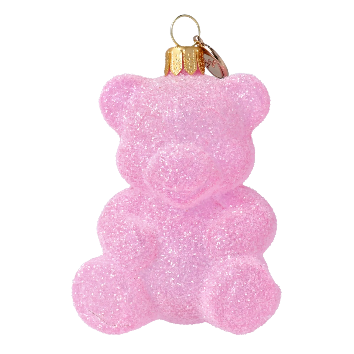 Sugarcoat Blush Cub | Hand-Painted Glass Ornament | Blubom 2024-311