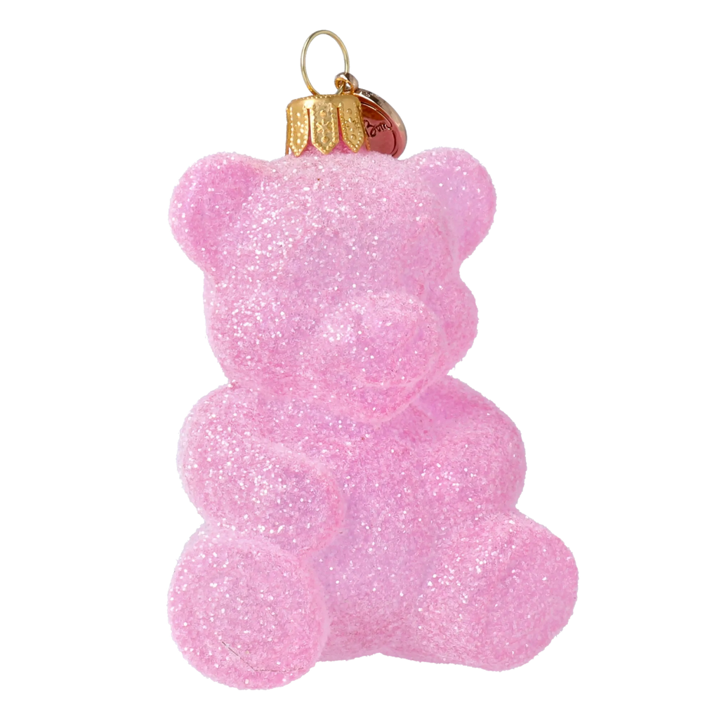Sugarcoat Blush Cub | Hand-Painted Glass Ornament | Blubom 2024-311
