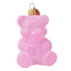 Sugarcoat Blush Cub | Hand-Painted Glass Ornament | Blubom 2024-311