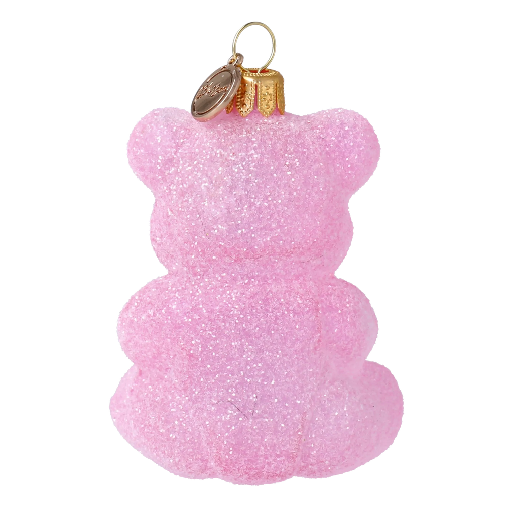 Sugarcoat Blush Cub | Hand-Painted Glass Ornament | Blubom 2024-311