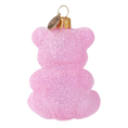 Load image into Gallery viewer, Sugared Rose Gummy Bear Premium christmas glass ornament 2024-311
