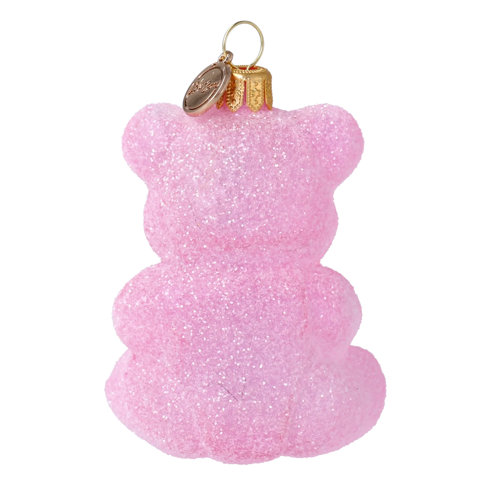 Sugarcoat Blush Cub | Hand-Painted Glass Ornament | Blubom 2024-311