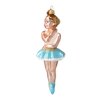 Azure Danseuse | Hand-Painted Glass Ornament | Blubom 2024-317