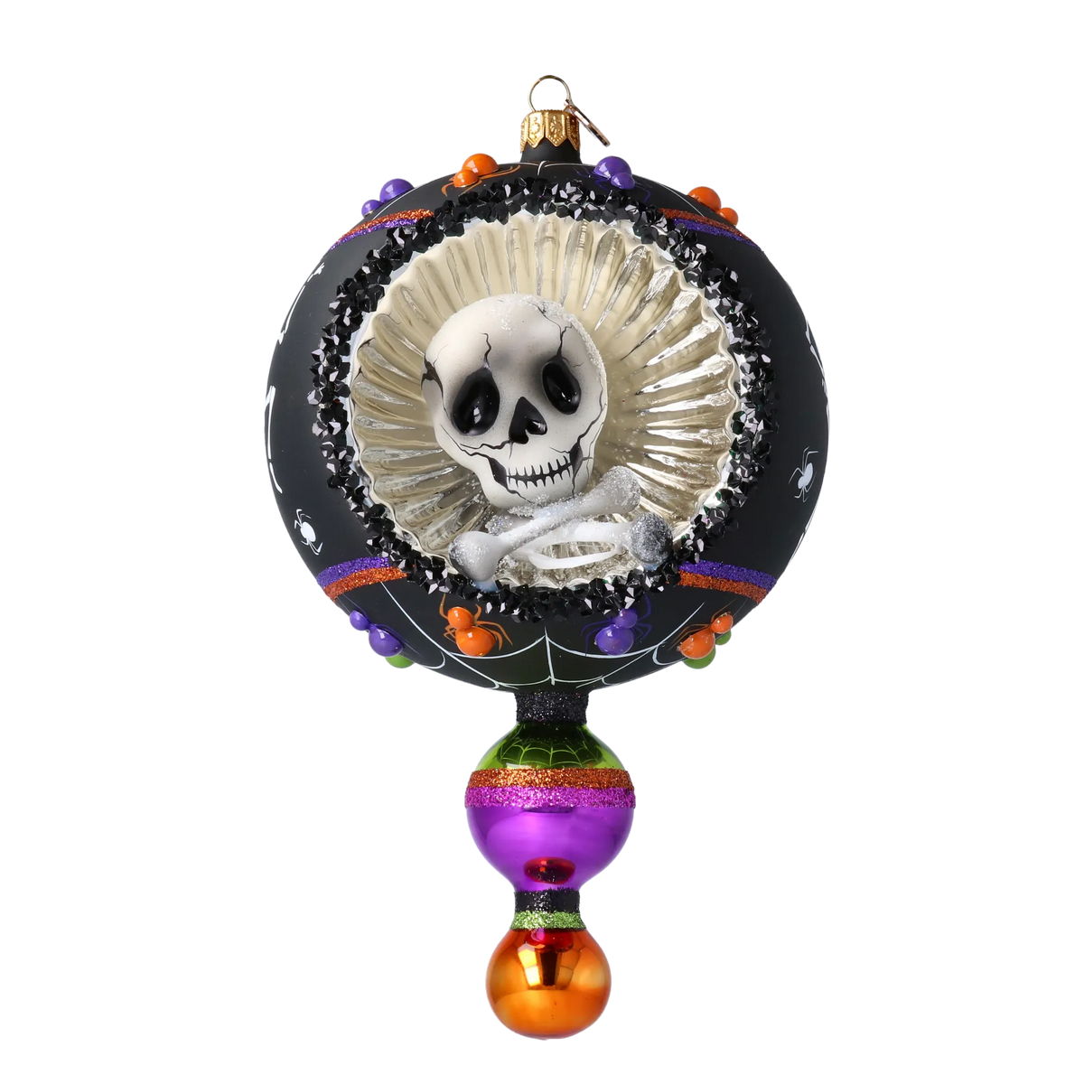 Sorrowful Specter | Hand-Painted Glass Ornament | Blubom 2024-318