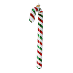 Stately Peppermint Verse | Hand-Painted Glass Ornament | Blubom 2024-327