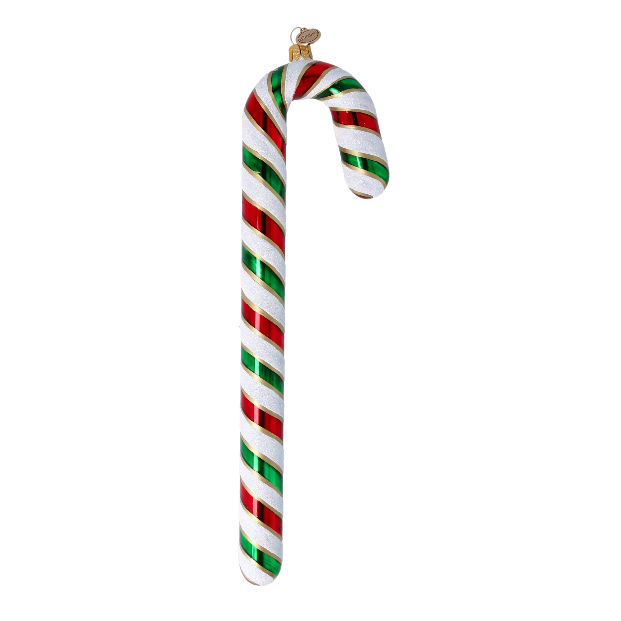 Classic Candy Cane  Handmade Glass Christmas ornaments 2024-327