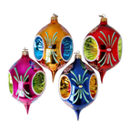 Enamel Echo | Hand-Painted Glass Ornament | Blubom 2024-331