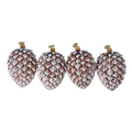 Copper Tundra Silence | Hand-Painted Glass Ornament | Blubom 2024-338