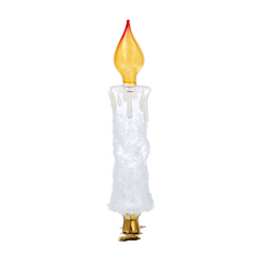 Clip-On Candle in Frosted Crystal