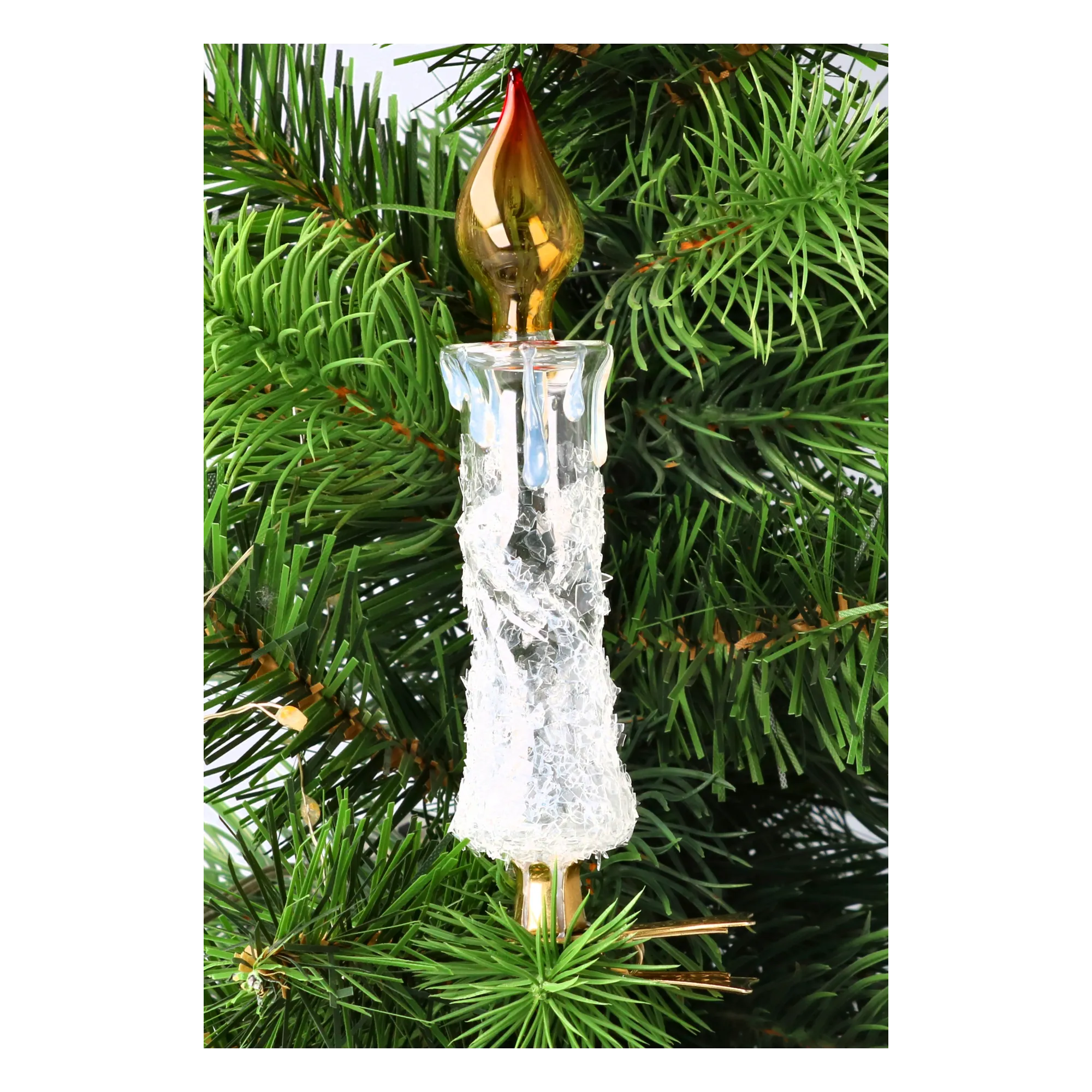 Silent Vesper | Hand-Painted Glass Ornament | Blubom 2025-001