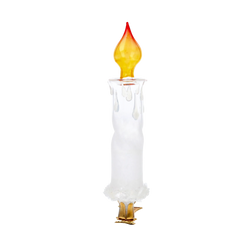 Clip-On Candle in Icy White