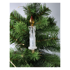 Ivory Vigil | Hand-Painted Glass Ornament | Blubom 2025-002
