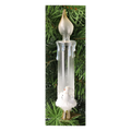 Silent Frost Sentinel | Hand-Painted Glass Ornament | Blubom 2025-012