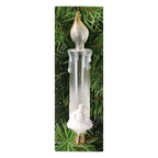 Silent Frost Sentinel | Hand-Painted Glass Ornament | Blubom 2025-012