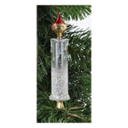 Frostbound Devotion | Hand-Painted Glass Ornament | Blubom 2025-015