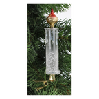 Frostbound Devotion | Hand-Painted Glass Ornament | Blubom 2025-015