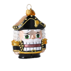 Gallant Midnight Guard | Hand-Painted Glass Ornament | Blubom 2025-023