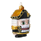 Gallant Midnight Guard | Hand-Painted Glass Ornament | Blubom 2025-023