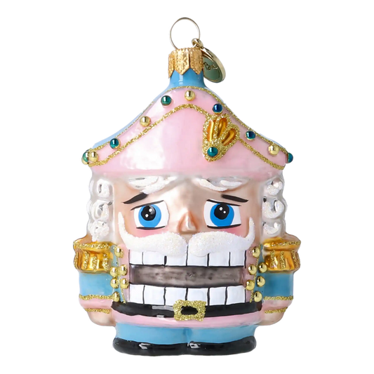 Nutcracker in Pastel Colors - Hand Painted Ornament