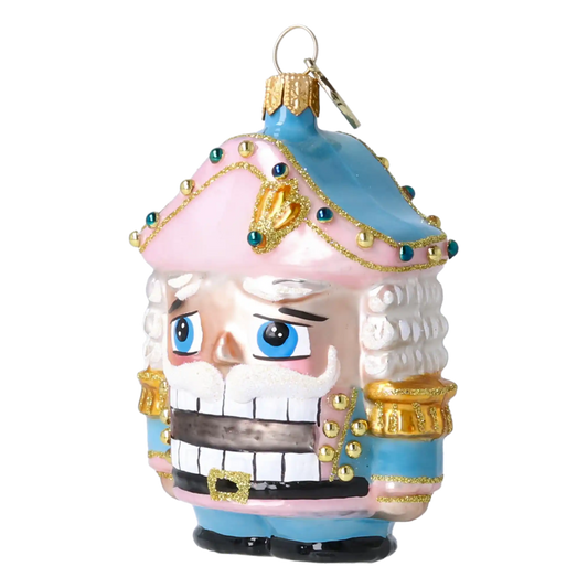 Nutcracker in Pastel Colors - Hand Painted Ornament