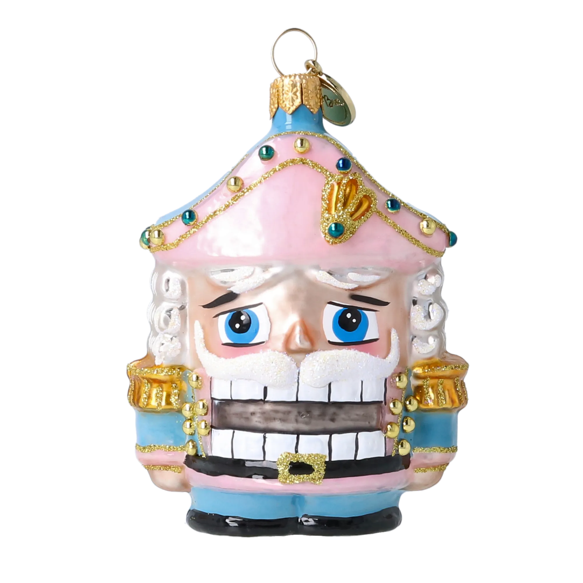 Chunky Nutcracker in Blush & Sky