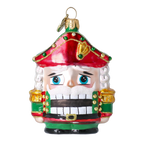 Solemn Sentry | Hand-Painted Glass Ornament | Blubom 2025-025