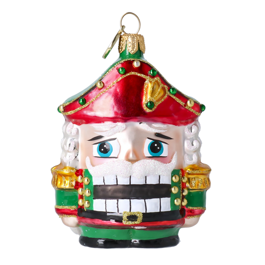Fairy Grandpa. Handmade Glass Christmas ornament. 2025-025