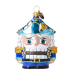 Pensive Sentry | Hand-Painted Glass Ornament | Blubom 2025-026