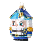 Pensive Sentry | Hand-Painted Glass Ornament | Blubom 2025-026