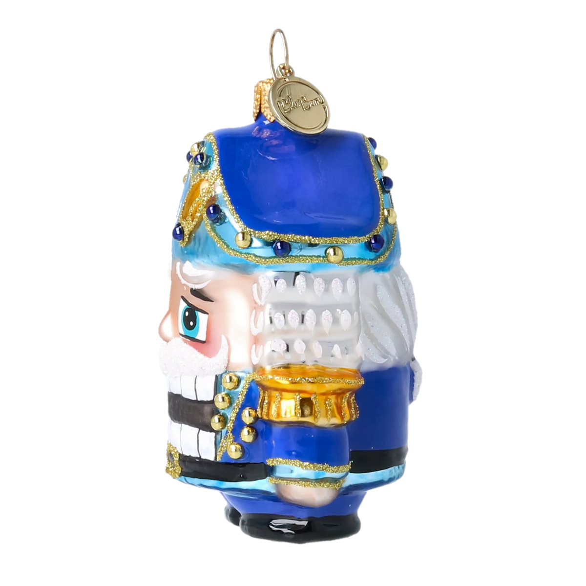 Pensive Sentry | Hand-Painted Glass Ornament | Blubom 2025-026