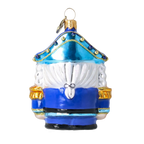 Pensive Sentry | Hand-Painted Glass Ornament | Blubom 2025-026