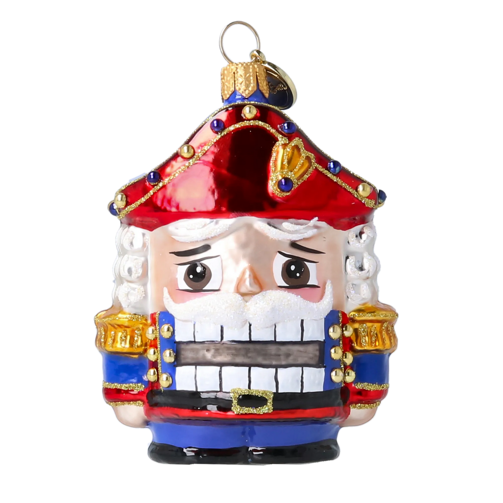 Steadfast Sentinel | Hand-Painted Glass Ornament | Blubom 2025-027