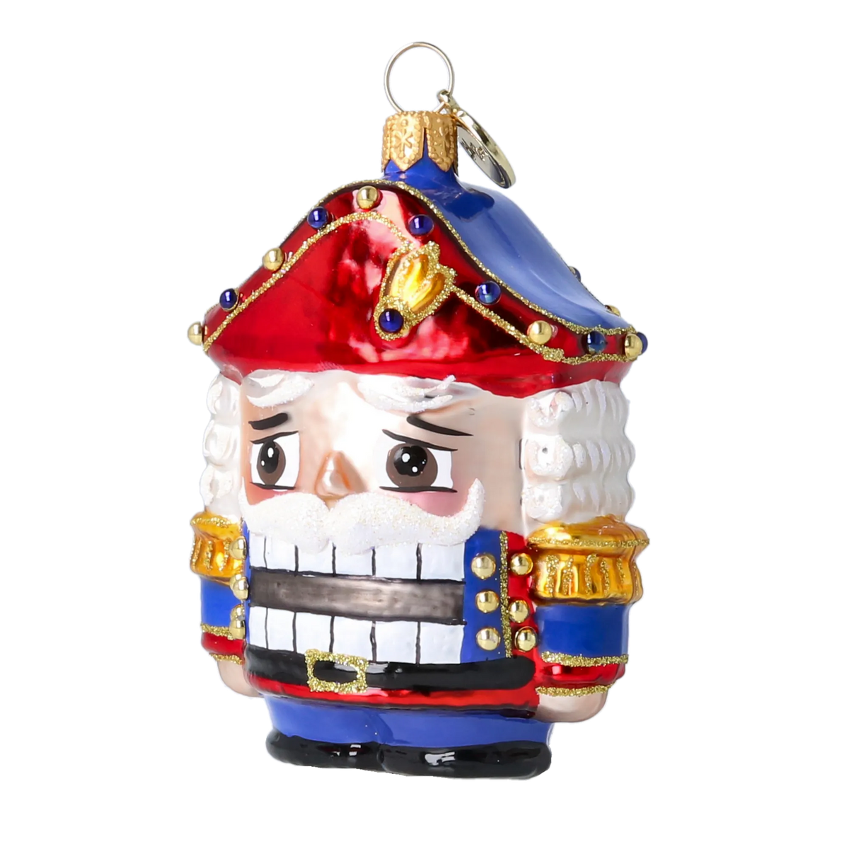 Steadfast Sentinel | Hand-Painted Glass Ornament | Blubom 2025-027