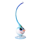 Jovial Azure Sentry | Hand-Painted Glass Ornament | Blubom 2025-030