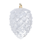 Arctic Peak Silence | Hand-Painted Glass Ornament | Blubom 2025-031
