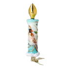 Gilded Winter Vigil | Hand-Painted Glass Ornament | Blubom 2025-050