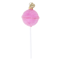 Blush Reverie | Hand-Painted Glass Ornament | Blubom 2025-095