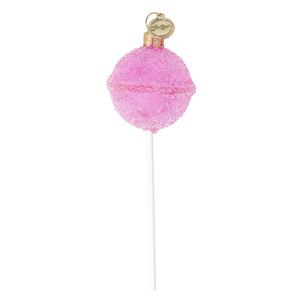 Blush Reverie | Hand-Painted Glass Ornament | Blubom 2025-095